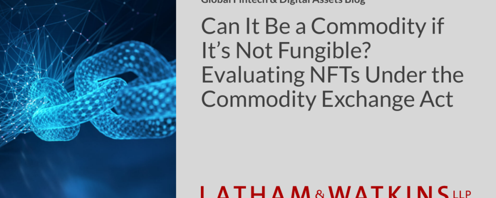 Can It Be a Commodity if It’s Not Fungible?