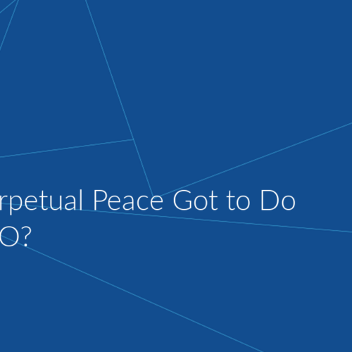 What’s Perpetual Peace Got to Do with RUBIO?