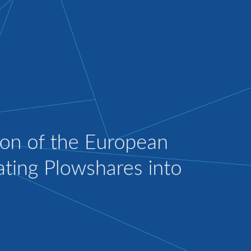 Militarisation of the European Union: Beating Plowshares into Swords