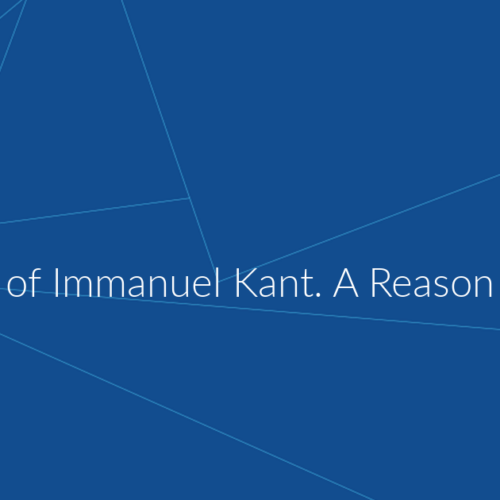 300 Years of Immanuel Kant. A Reason to Believe