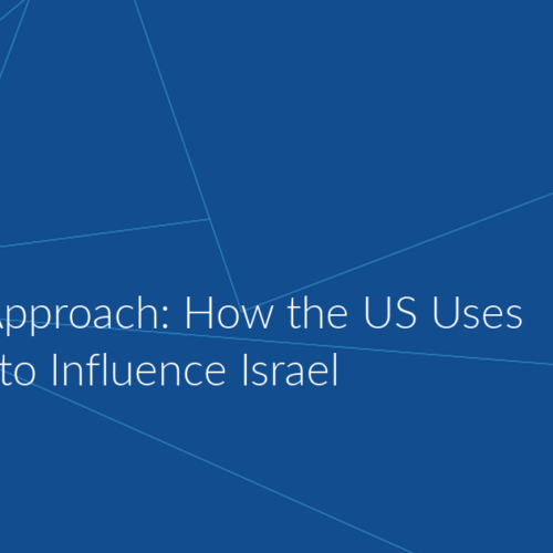 Personal Approach: How the US Uses Sanctions to Influence Israel