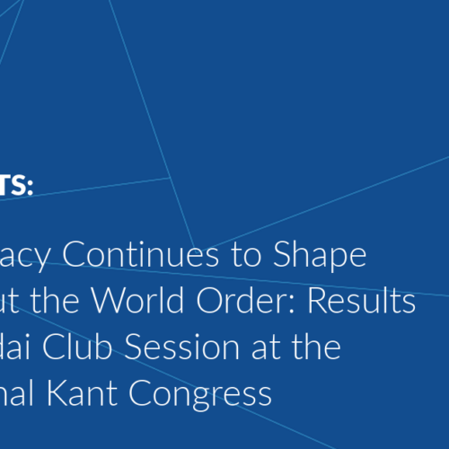 Kant’s Legacy Continues to Shape Ideas about the World Order: Results of the Valdai Club Session at the International Kant Congress