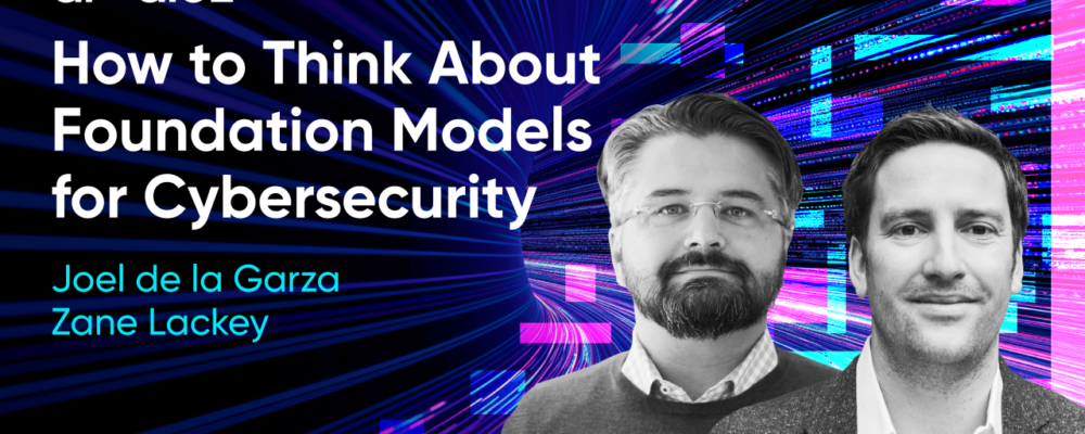 How to Think About Foundation Models for Cybersecurity