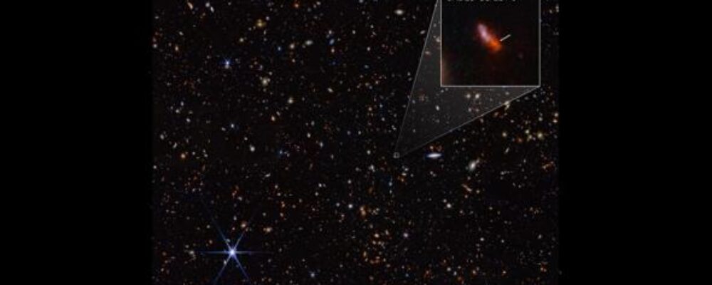 Earliest, most distant galaxy discovered with James Webb Space Telescope