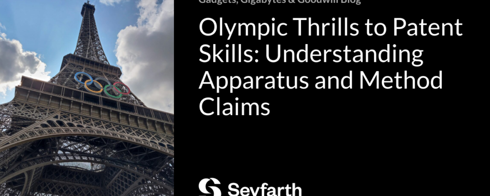 Olympic Thrills to Patent Skills: Understanding Apparatus and Method Claims