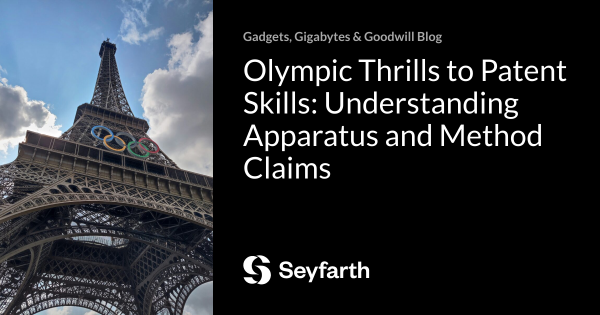 Read more about the article Olympic Thrills to Patent Skills: Understanding Apparatus and Method Claims