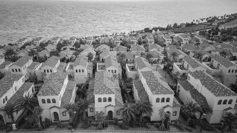 The scene of the 5-star centara mirage resort in Mui Ne in Phan Thiet city, Binh Thuan province, Vietnam