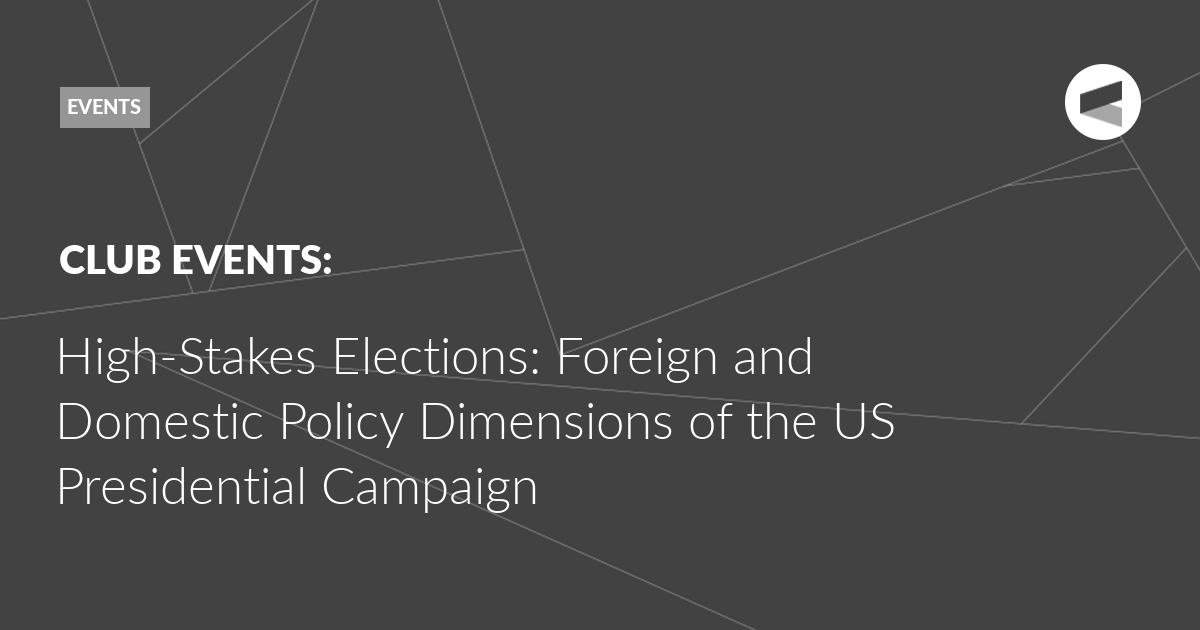 You are currently viewing High-Stakes Elections: Foreign and Domestic Policy Dimensions of the US Presidential Campaign