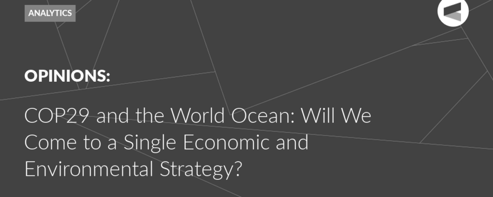 COP29 and the World Ocean: Will We Come to a Single Economic and Environmental Strategy?