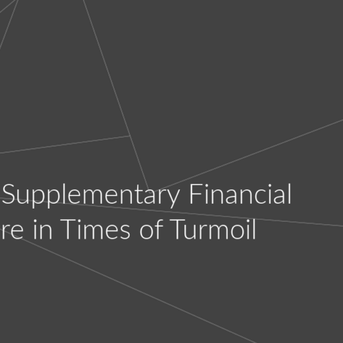 Building a Supplementary Financial Architecture in Times of Turmoil