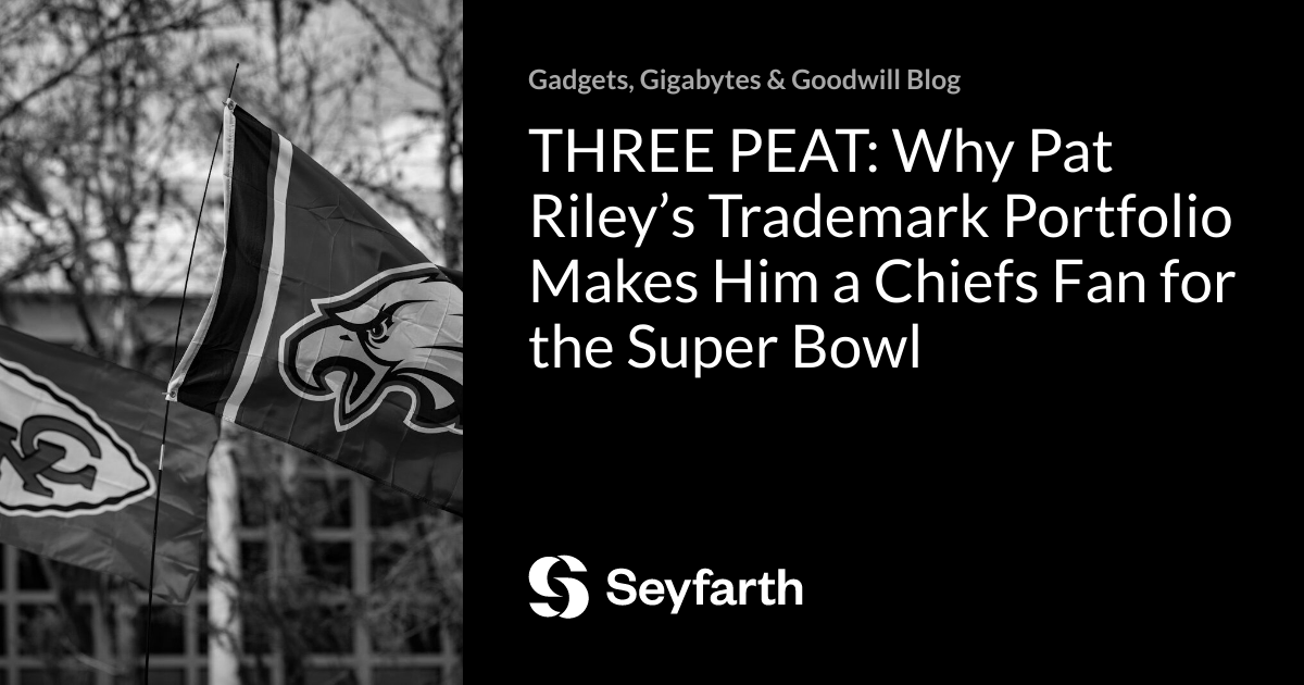 Read more about the article THREE PEAT: Why Pat Riley’s Trademark Portfolio Makes Him a Chiefs Fan for the Super Bowl